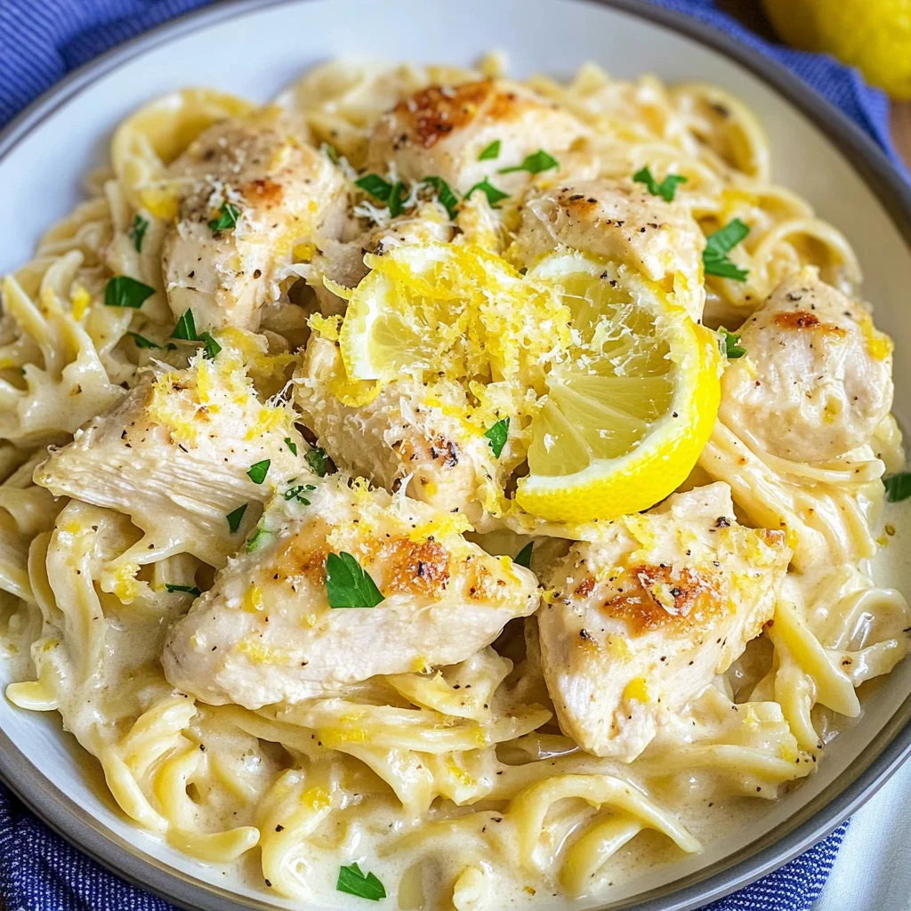 Creamy Lemon Chicken Pasta