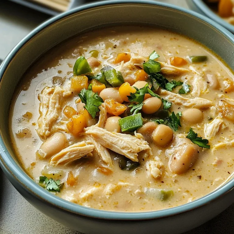 Creamy White Chili Recipe with Chicken