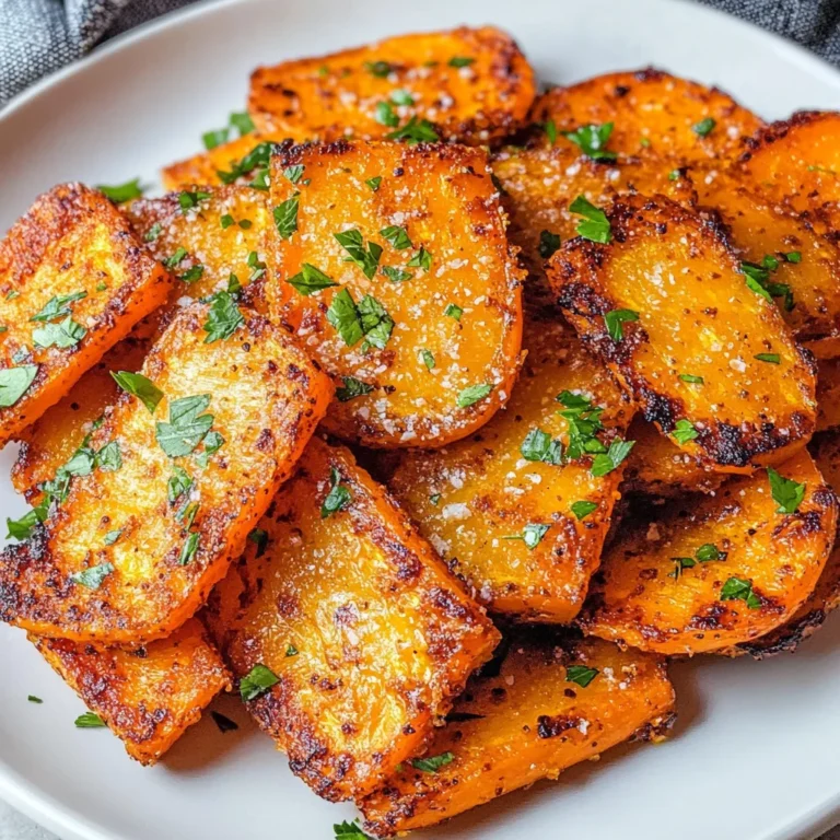 Crispy Smashed Carrots
