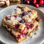 Delicious Cranberry Bars (Perfect for Christmas)