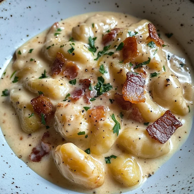 Easy Creamy Brie and Bacon Gnocchi Recipe