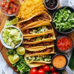 Easy Taco Recipe Dinner Board