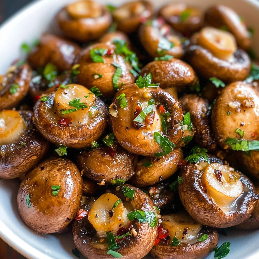 Garlic Butter Mushrooms & Onions