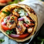 Greek Chicken Gyros