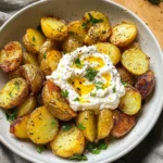 Greek Roasted Potatoes with Whipped Feta