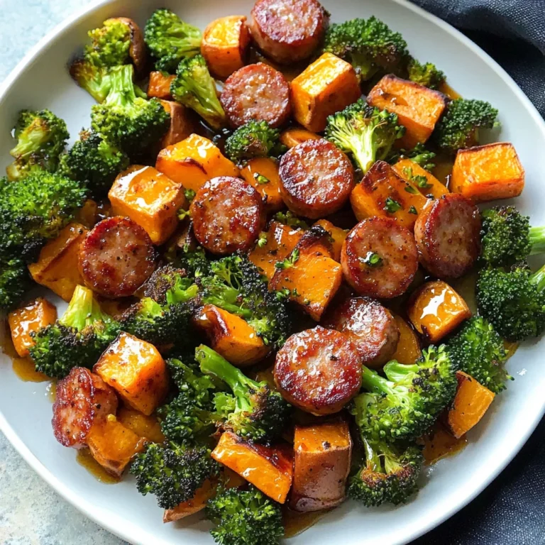 Honey Garlic Sheet Pan Sausage