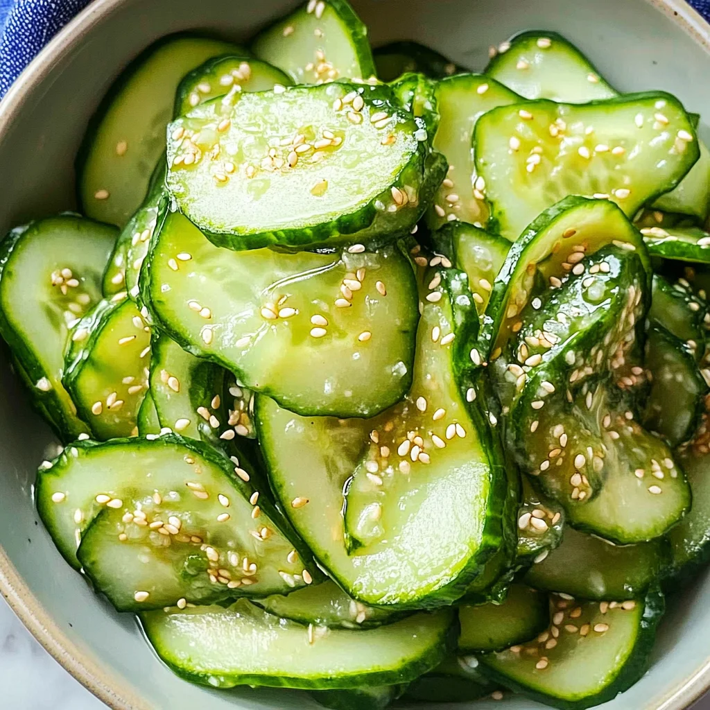 Japanese Cucumber Salad (Sunomono) (VIDEO)