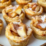 Mini Apple Pies With Puff Pastry (No Peeling)