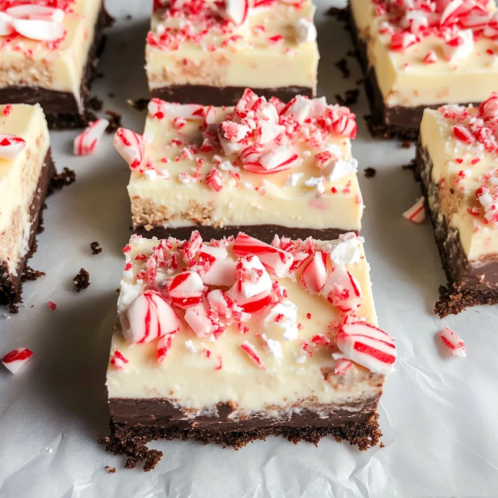 No-Bake Chocolate Peppermint Squares