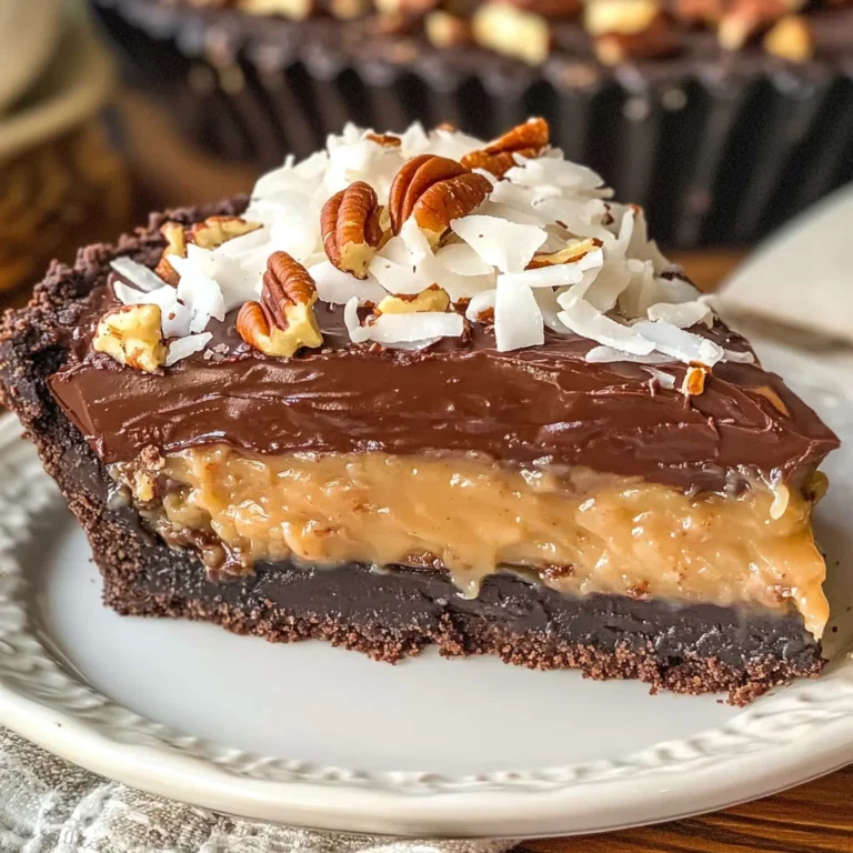No-Bake German Chocolate Pie: 1 Amazing Christmas Treat