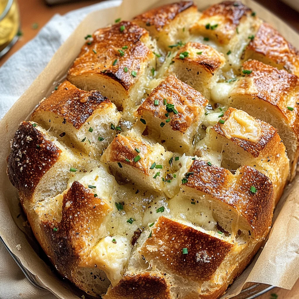Pull Apart Garlic Bread Recipe