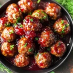 Quick Cranberry Meatballs (Christmas Recipe)