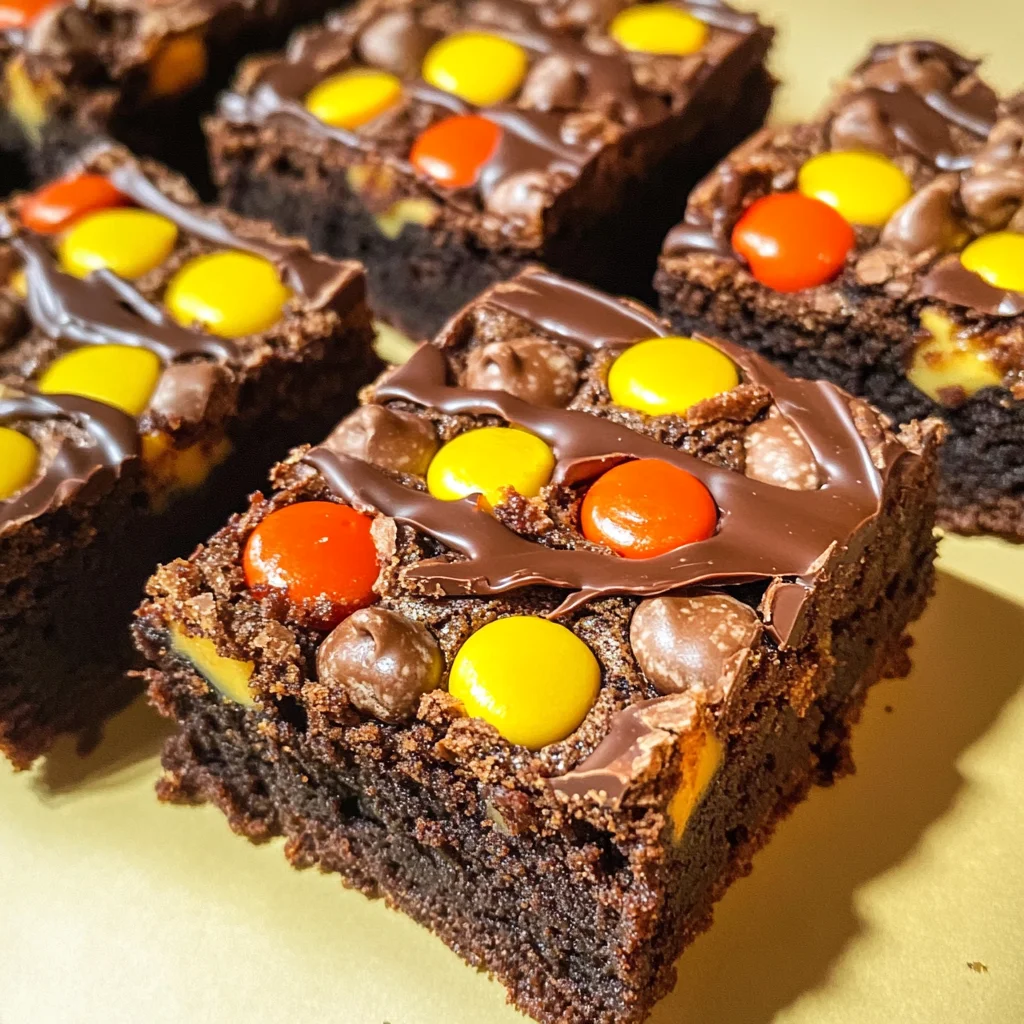 Reese’s Pieces Peanut Butter Brownies