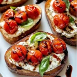 Ricotta Bruschetta with Roasted Tomatoes