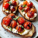 Ricotta Bruschetta with Roasted Tomatoes
