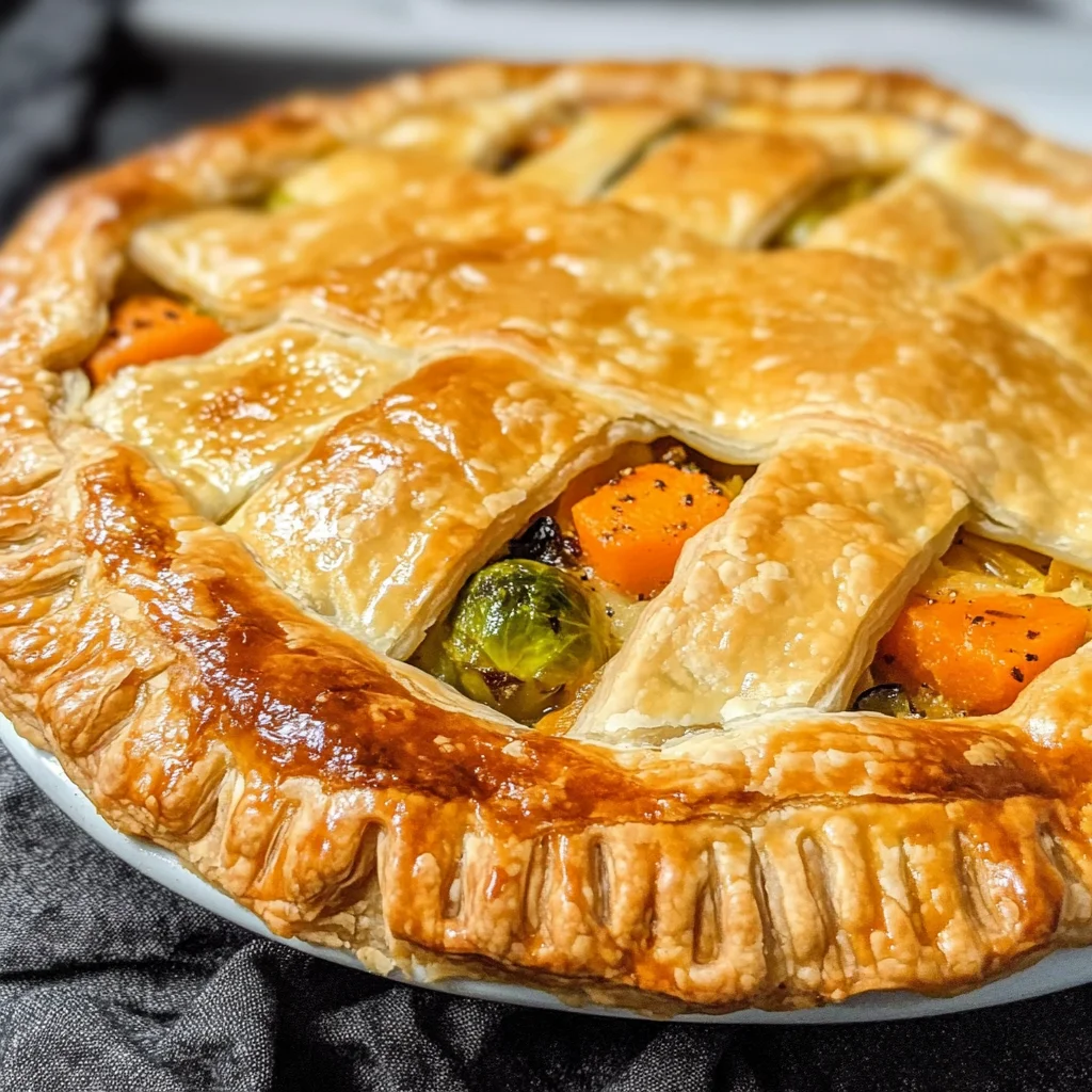 Roasted Autumn Vegetable Pot Pies
