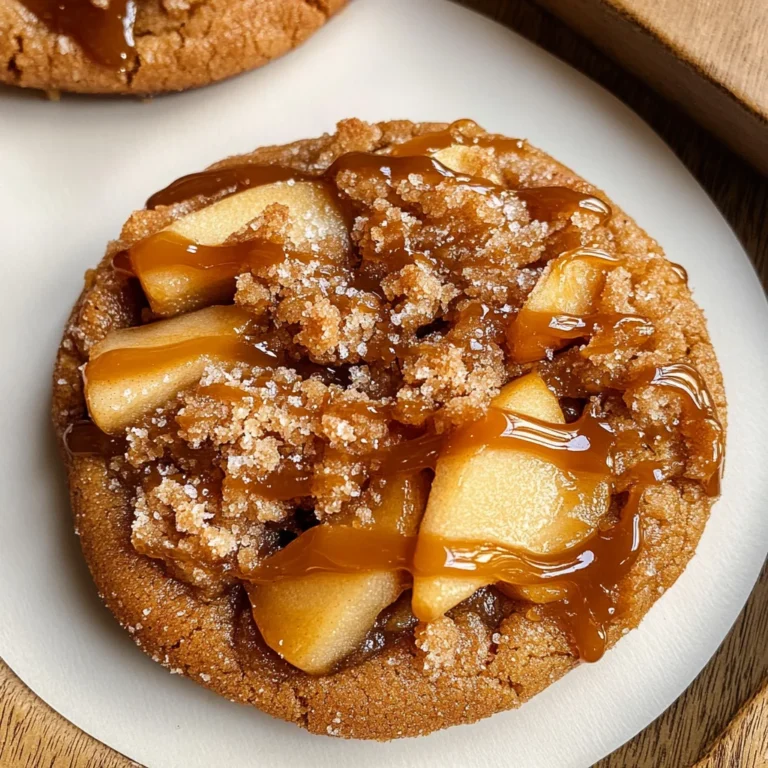 Salted Caramel Apple Pie Cookies