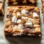 S'mores cookie bars