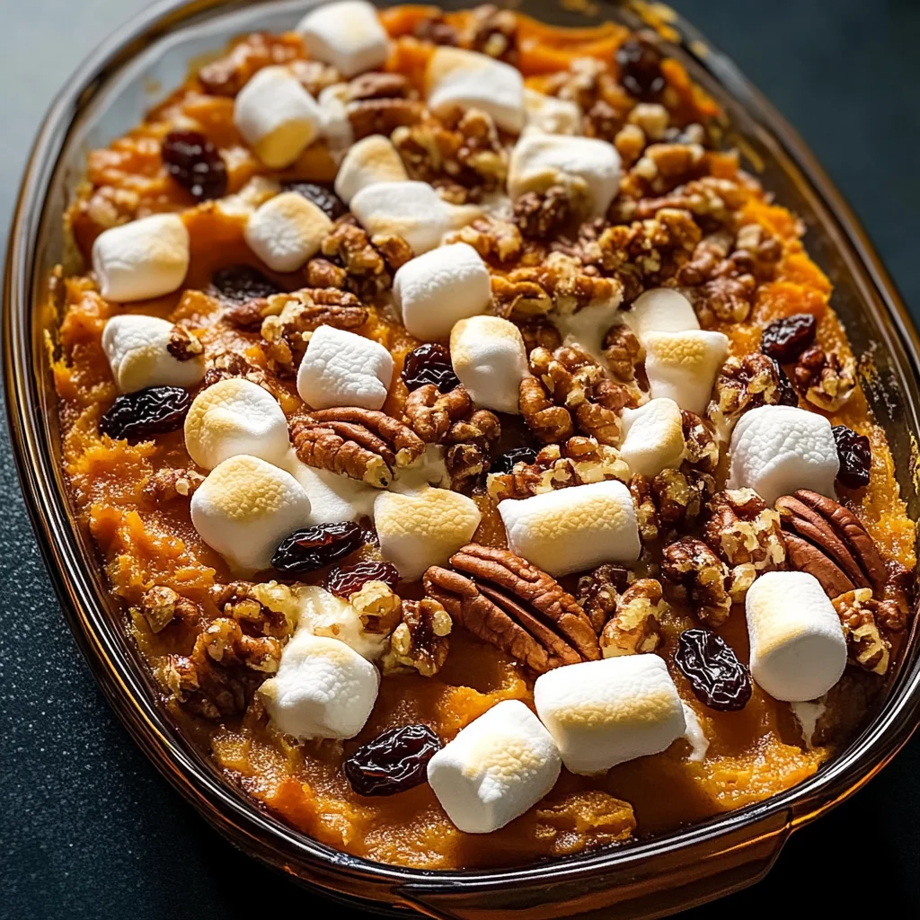 Southern Maple Sweet Potato Casserole