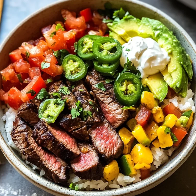 Steak And Rice Bowls