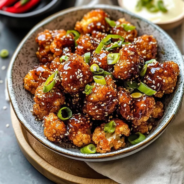 Sticky Sesame Cauliflower