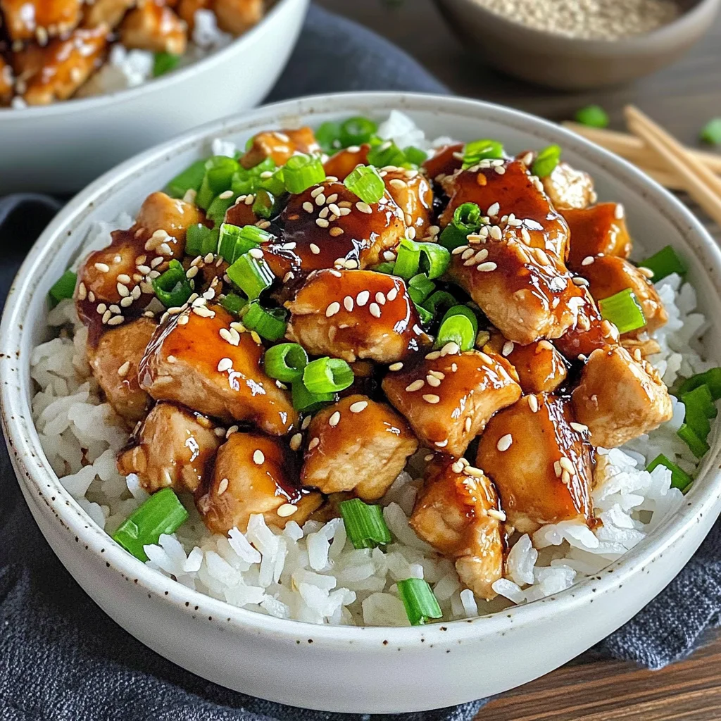 Teriyaki Chicken Rice Bowl