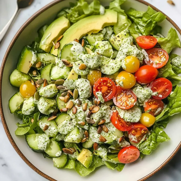 The Most Bomb Green Goddess Salad Recipe