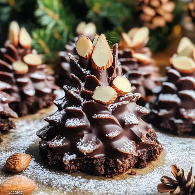 Viral Pine Cone Brownies