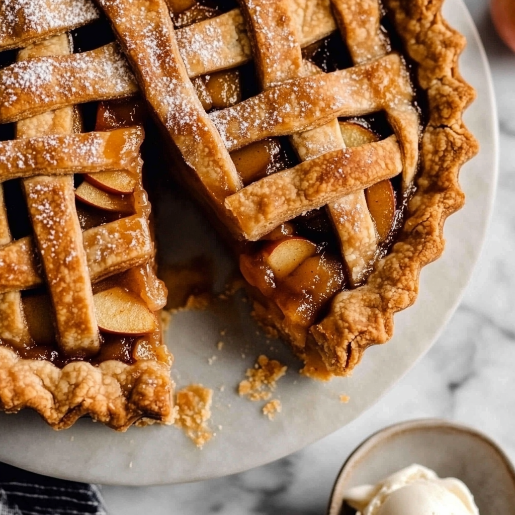 Apple Pie à la Mode (Apple Pie with Ice Cream Recipe)