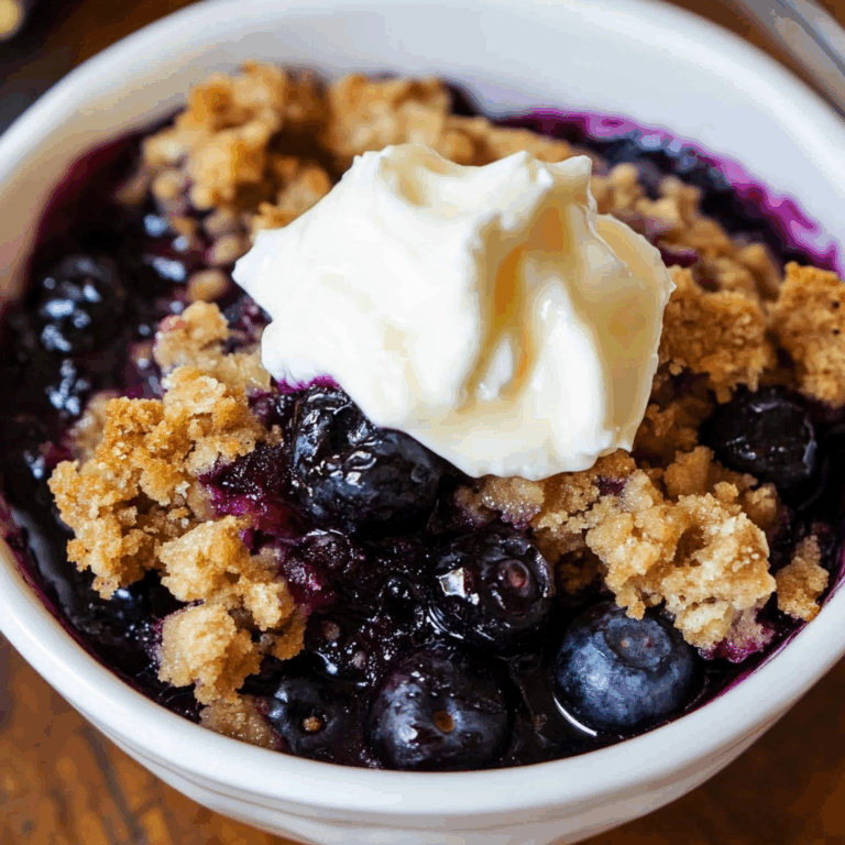 Blueberry Crisp