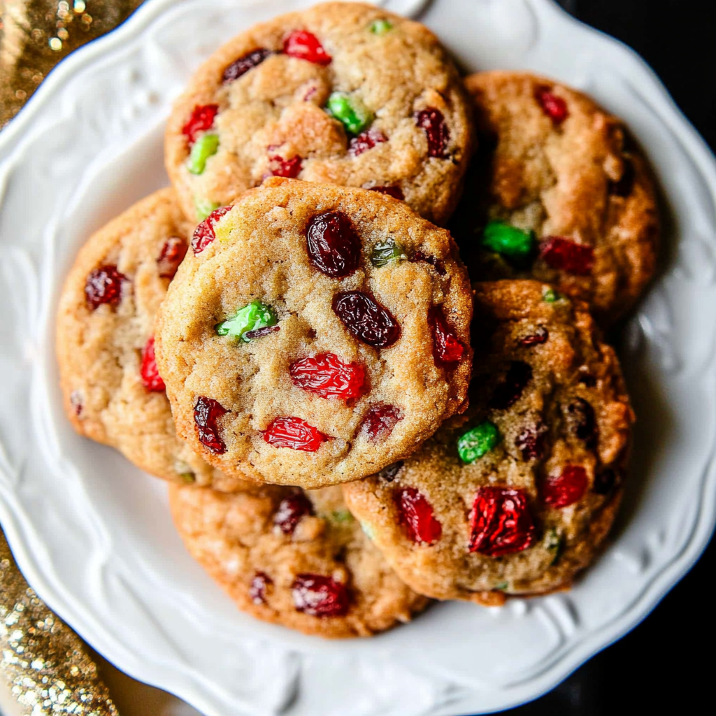 Easy Christmas Fruitcake Cookies Recipe