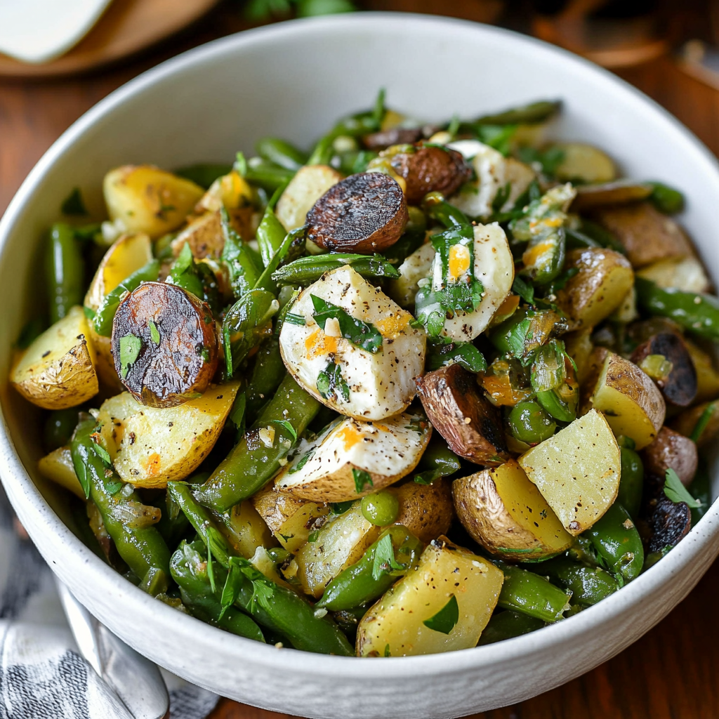 French-Style Potato and Green Bean Salad