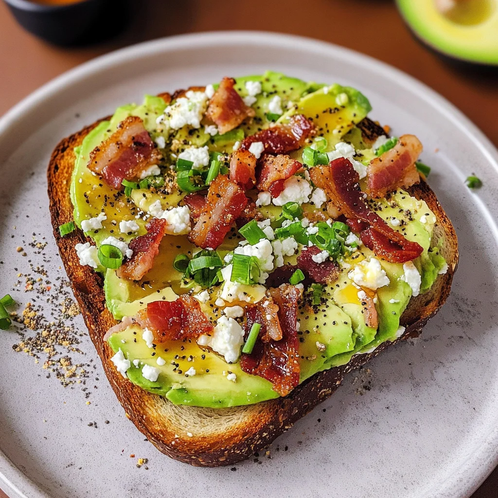 Bacon Avocado Toast