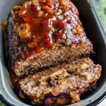 Bacon Mushroom Swiss Cheese Meatloaf – Easy & Juicy