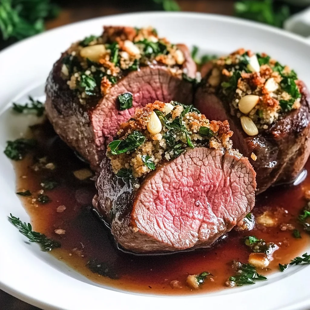 Best Christmas Stuffed Beef Tenderloin