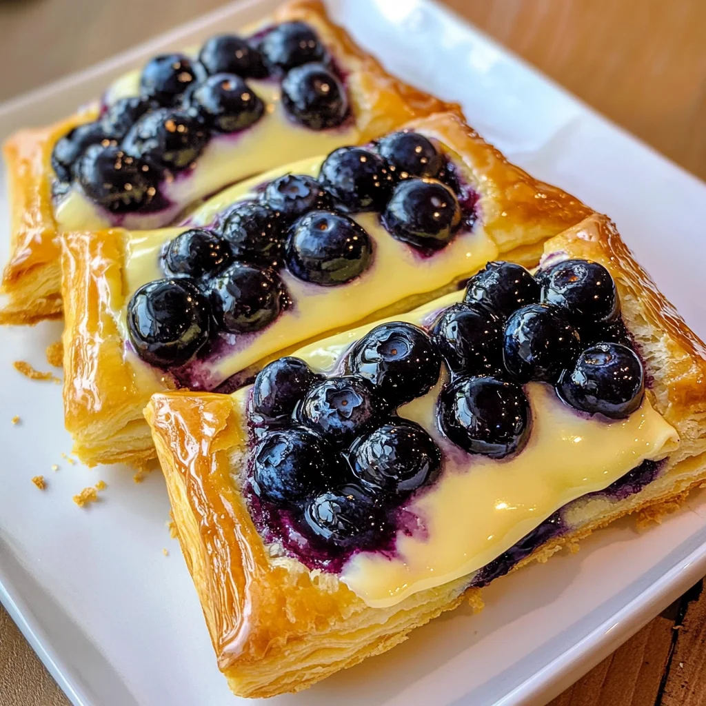 Blueberry Cream Cheese Puff Pastry