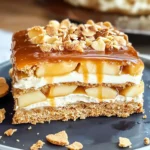 Caramel Apple Eclair Cake