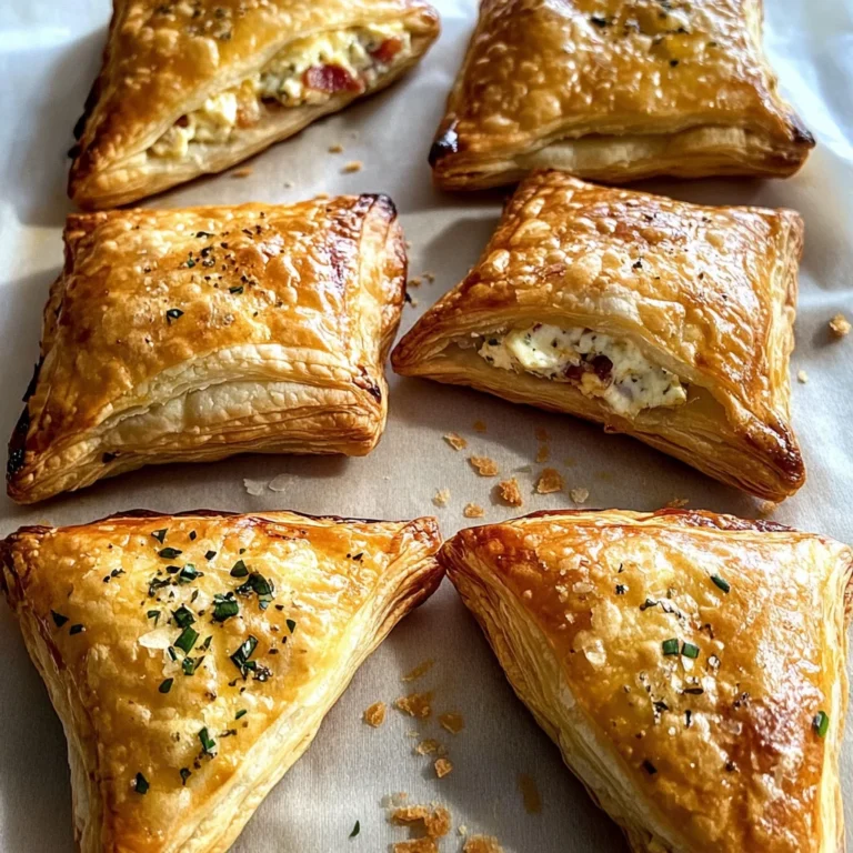 Chicken Puff Pastry Pockets