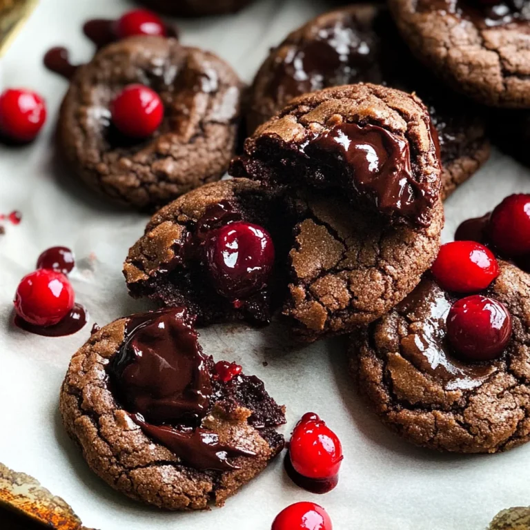 Chocolate Cherry Cookies