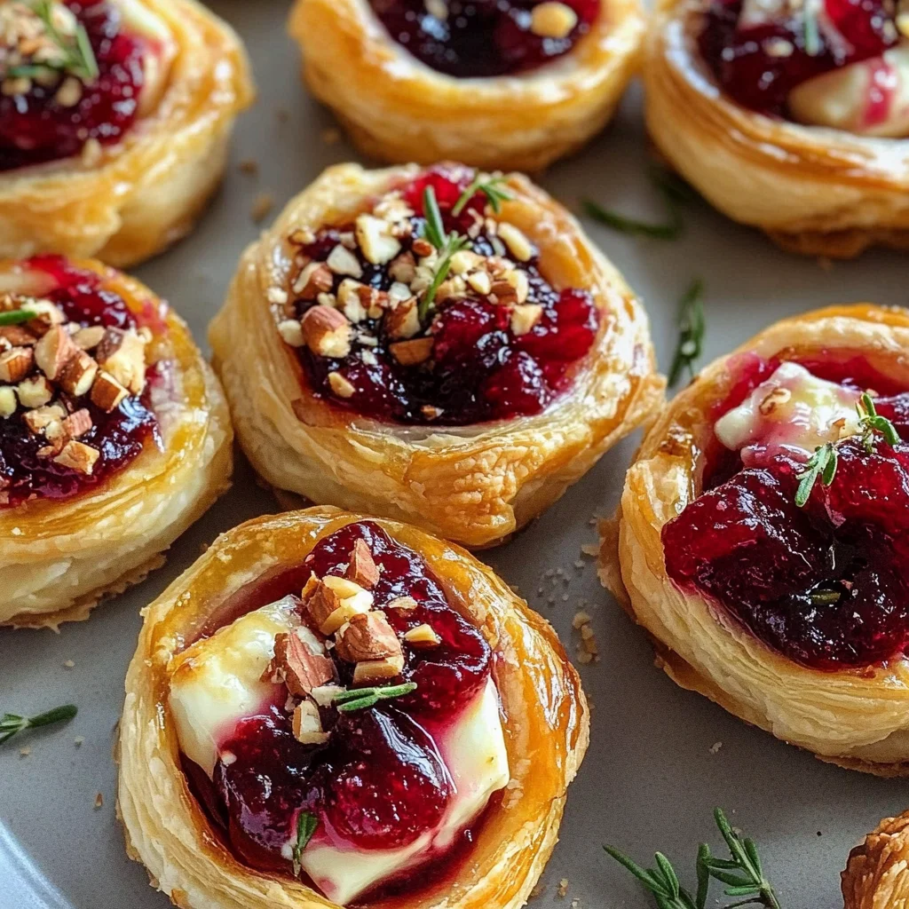Cranberry Brie Bites
