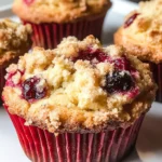 Cranberry Orange Muffins with Streusel