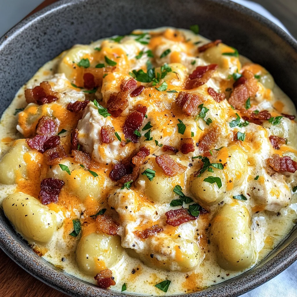 Creamy Crack Chicken Gnocchi