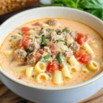 Creamy Parmesan Italian Sausage Soup