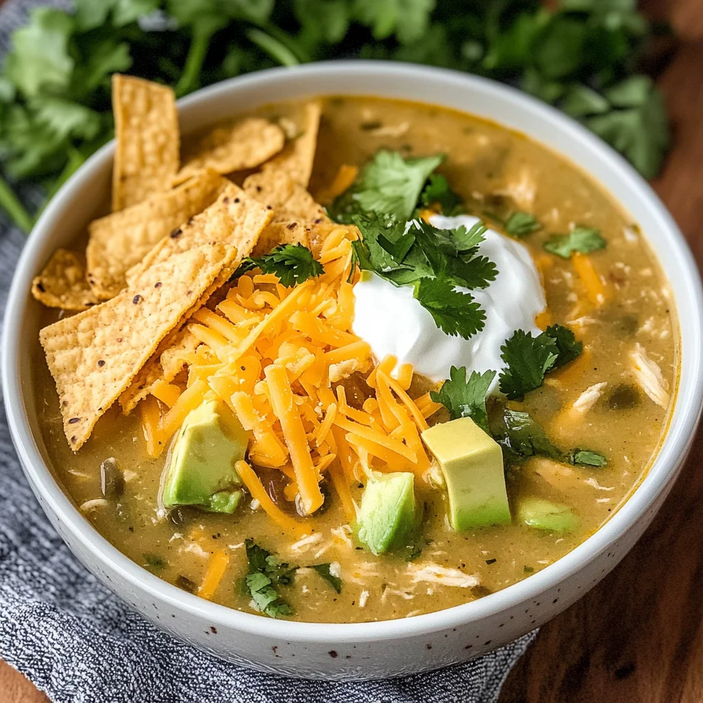 Green Enchilada Chicken Soup Recipe