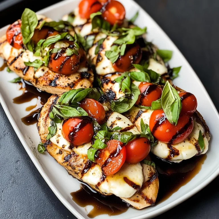 Grilled Chicken Caprese