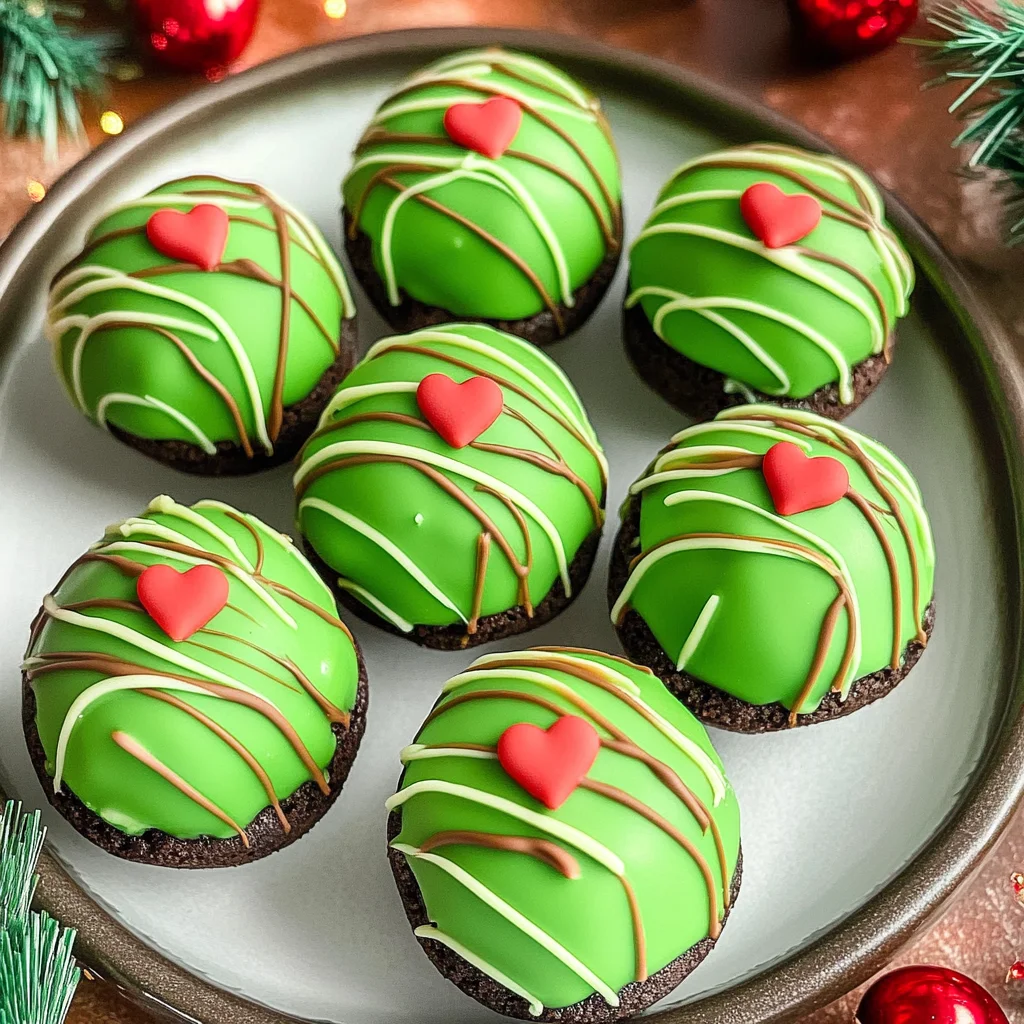 Grinch Oreo Balls