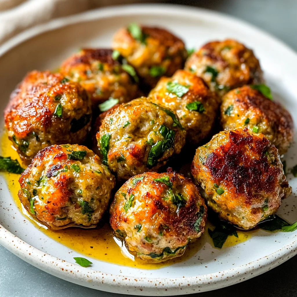 Ground Chicken Meatballs for Kids