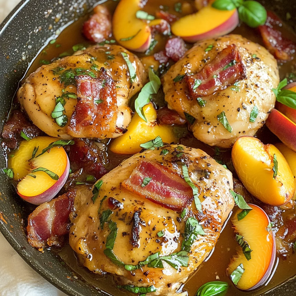 Honey Butter Peach Chicken