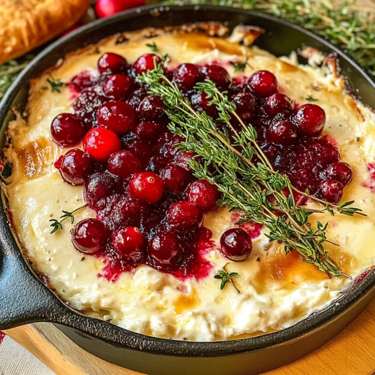 Irresistible Warm Cranberry-White Cheddar Holiday Dip
