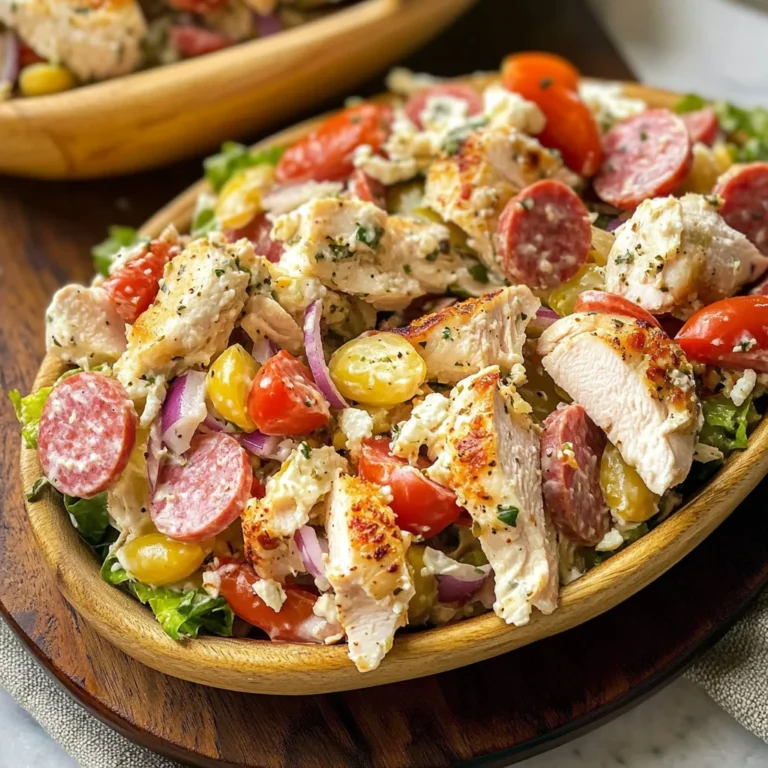 Italian Grinder Chicken Salad